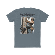 Men's Cotton Crew Tee For Lineman