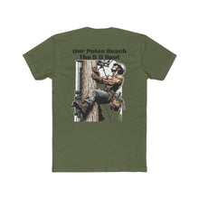 Men's Cotton Crew Tee For Lineman