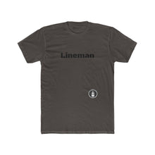 Men's Cotton Crew Tee For Lineman